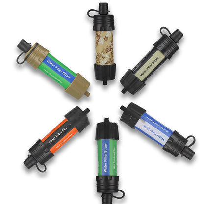 Mini-Tragbarer Filter mit Wasserfilter-Strohhalm
