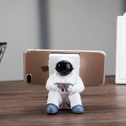 Einfacher Astronauten-Handyhalter – Niedlicher Schreibtischständer im Spaceman-Design, kreatives Geschenk, kleine Tischdekoration