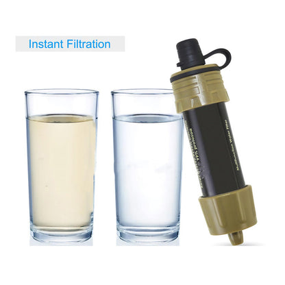 Mini-Tragbarer Filter mit Wasserfilter-Strohhalm