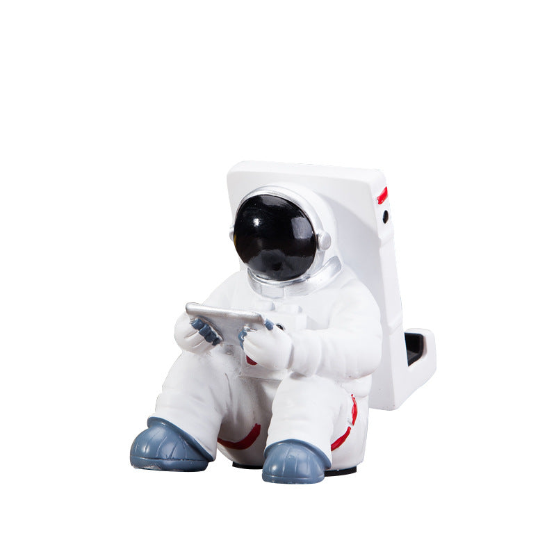 Einfacher Astronauten-Handyhalter – Niedlicher Schreibtischständer im Spaceman-Design, kreatives Geschenk, kleine Tischdekoration