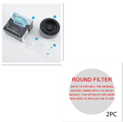 Aschenbecher mit Rauchabsaugung und Luftreinigung, Anionen-Reinigung, praktischer automatischer Luftreiniger-Aschenbecher, tragbares Gadget für das Auto