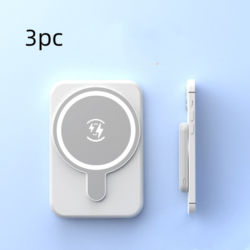 Mini-Magnetische kabellose Powerbank, 5000 mAh, Schnellladefunktion, tragbar