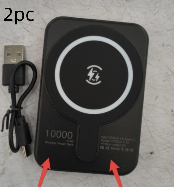 Mini-Magnetische kabellose Powerbank, 5000 mAh, Schnellladefunktion, tragbar