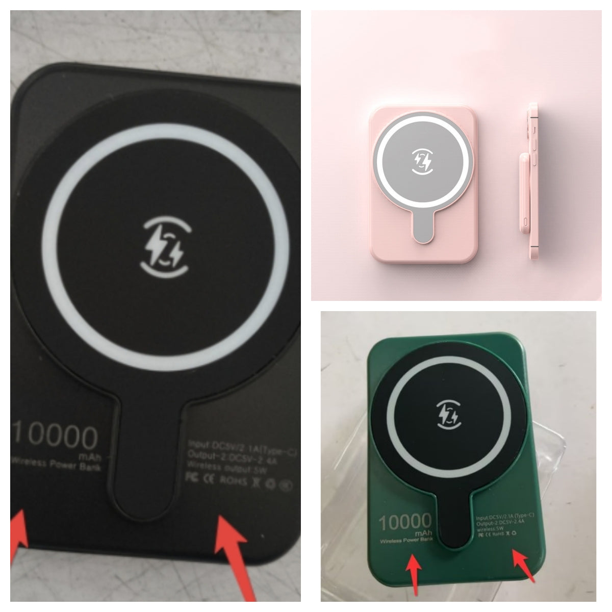 Mini-Magnetische kabellose Powerbank, 5000 mAh, Schnellladefunktion, tragbar
